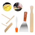 thumbnail image 1 of Esparcidor Crepas Kit De Espátula Herramienta De Cocina Diy 5pzs Xtellar plateado, 1 of 3