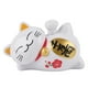 thumbnail image 1 of Fortune Cat - Plástico ABS Accionado por energía Solar Adorable Perezoso Mentir Agitar Hacer señas Fortune Lucky Cat Accesorios para Autos(#2), 1 of 13