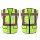 thumbnail image 1 of 2x Chaleco de seguridad de seguridad de visibilidad Tiras reflectantes con, 1 of 9