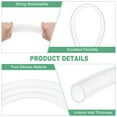 thumbnail image 2 of Uxcell Silicone Tubing, 9/16"(14mm) ID x 23/32"(18mm) OD Flexible Silicone Rubber Tube, 1ft High Temp Water Air Hose Pipe for Pump/Liquid Transfer/Brewing/Aquaponics [Clear], 2 of 7