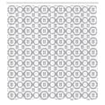 thumbnail image 2 of Ambesonne White Lace Print Shower Curtain, Vintage Flora Art, 69"Wx70"L, Dark Grey Pearl, 2 of 4