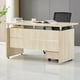 thumbnail image 2 of Reception Salon Office Desks Drawers Corner Writing Storage Office Desks Conference Scrivania Cameretta Modern Furniture My Lux Decor Round, 2 of 8