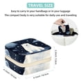 thumbnail image 5 of Starry Polar Bear Travel Portable Square Jewelry Box Organizer Earring Necklace Bracelet Holder Decorative Display Case Stand Storage Box, 5 of 6
