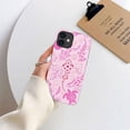 thumbnail image 5 of Case for iPhone 12, Fits Frosted Case Design for Girl Women, Sharks Turtles Shells Seaweed Pink, 5 of 7