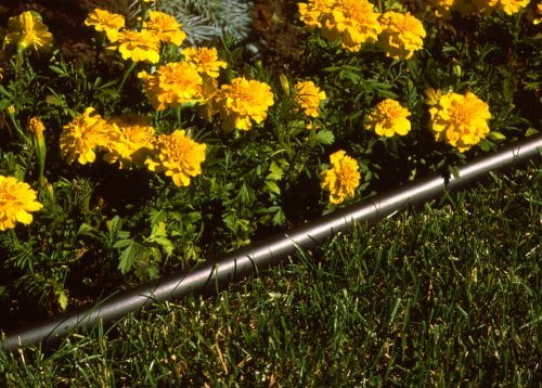 Suncast CE20 Eco Edge Composite Decorative Lawn Edging with Wood Grain Texture
