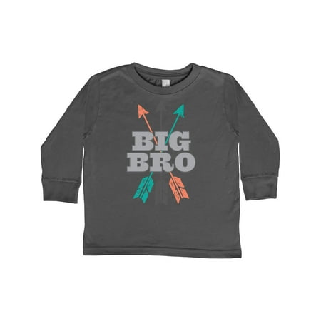 

Inktastic Big Bro Cute Boys Tribal Arrows Gift Toddler Boy Girl Long Sleeve T-Shirt