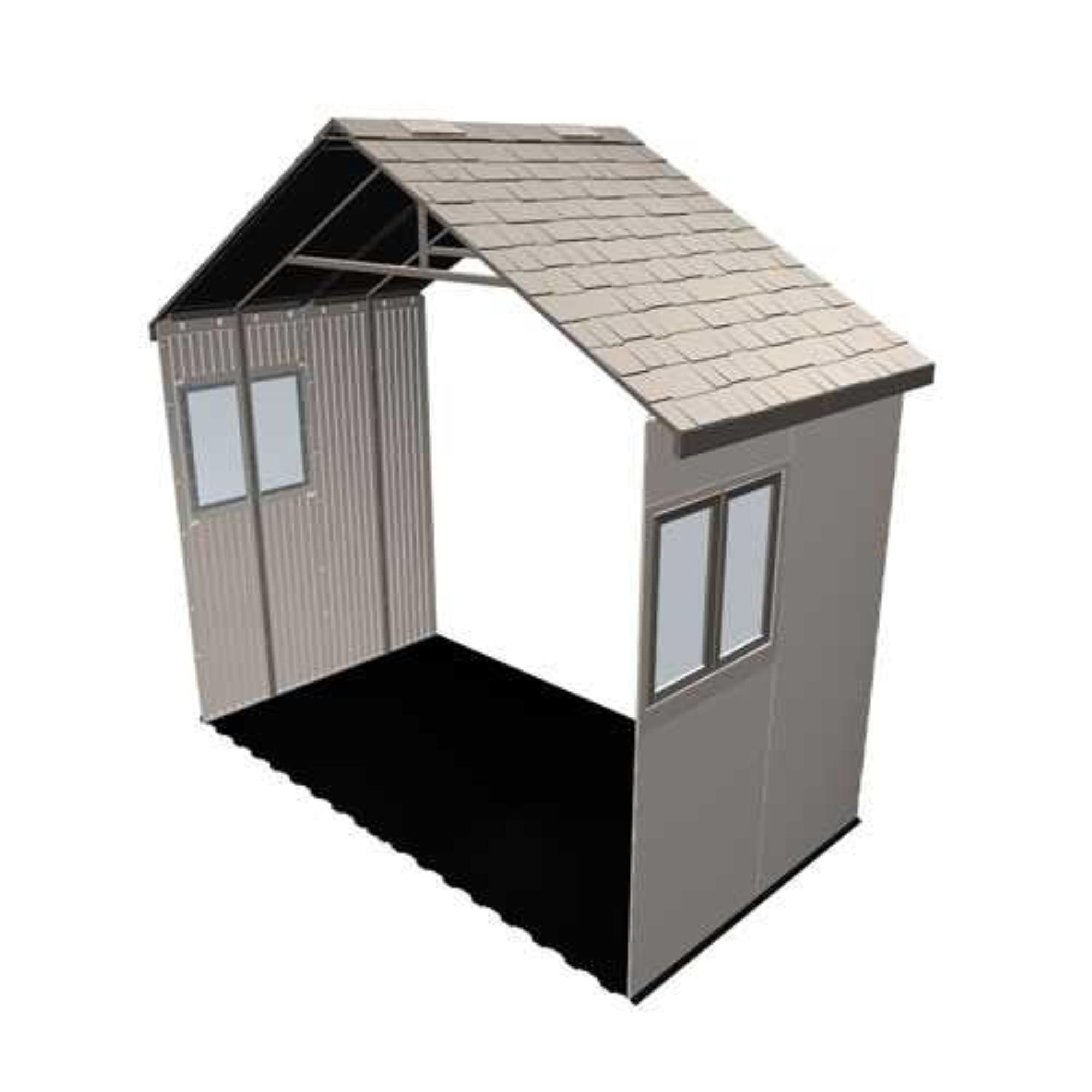 60 Inch Extension Kit for 11 ft. Lifetime  Polyethylene Sheds with 2 Windows, 51 Sq. ft., Tan (6426)