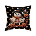thumbnail image 3 of Halloween Pillow Covers 18x18 Imitation Embroidery Linen Throw Pillow Cases, Decorative Couch Pillow Covers for Sofa Bedroom Living Room, Natural Linen Halloween Decor by OVFUIZ, 3 of 7