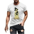 thumbnail image 2 of Blusas y camisas de manga corta y cuello redondo para hombre. Blusas/camisetas de manga corta con cuello redondo y estampado de Halloween para hombre. Blusa para hombre., 2 of 5