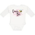 thumbnail image 3 of Inktastic Queen Bee Girls Long Sleeve Baby Bodysuit, 3 of 5