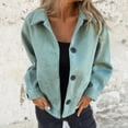 thumbnail image 2 of Veste pour Femmes, Cardigan à Boutons et Col Rabattu Manches Longues Décontracté, Cardigan pour Femmes, 2 of 9