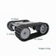 thumbnail image 3 of Smart Tank Car Chassis Tracked Crawler Robot Platform with Dual DC 12V Motor for DIY for T101-P/TP1 Banmo, 3 of 5