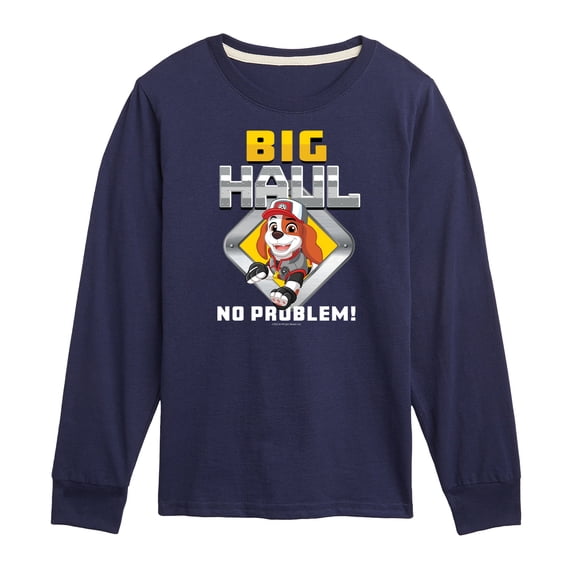 Paw Patrol - Al Big Haul No Problem - Toddler And Youth Long Sleeve Graphic T-Shirt