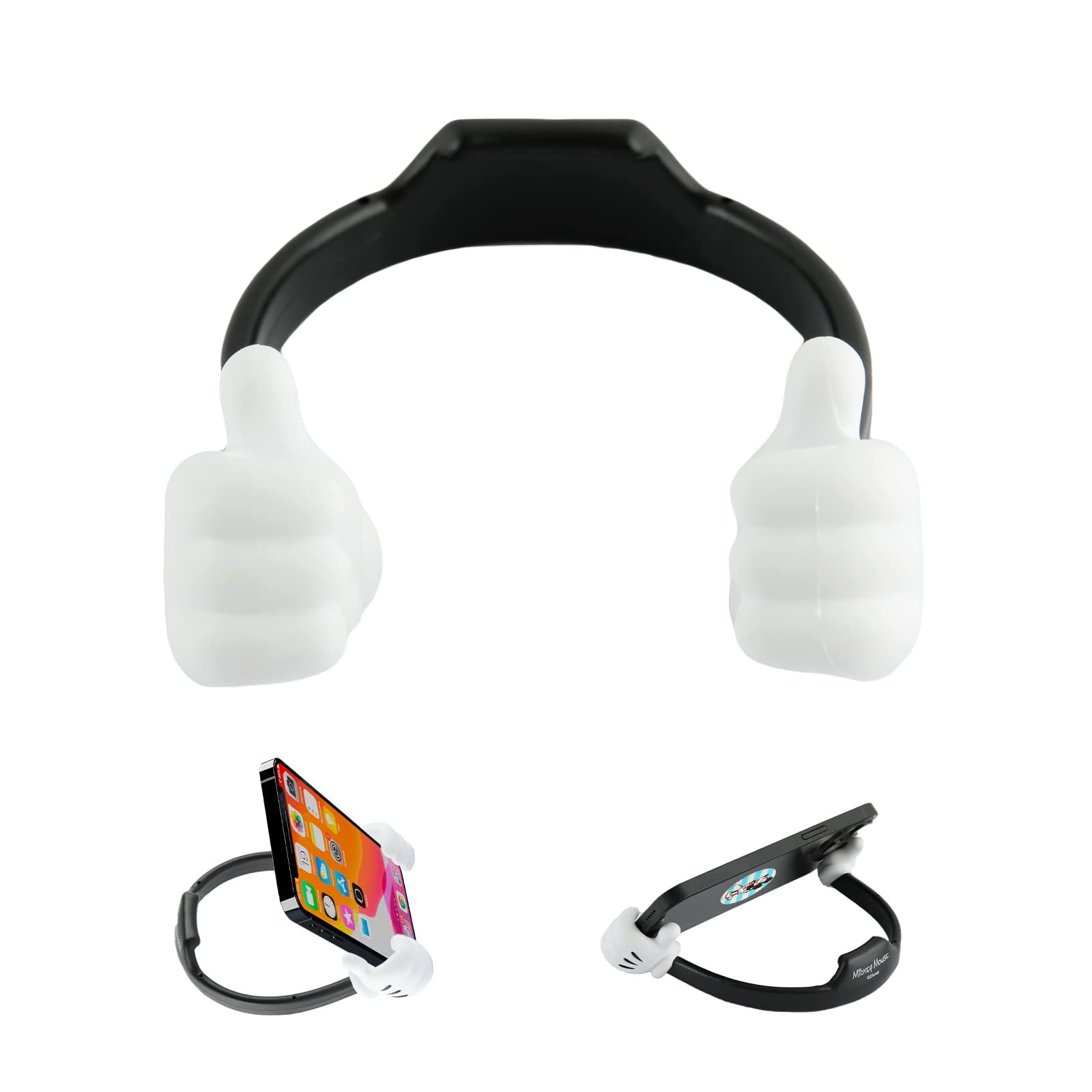 Disney Mickey Mouse Phone Stand with Sticker Mickey Hands Cell Phone