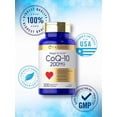 thumbnail image 5 of CoQ10 200mg | 200 Capsules | Mega Q-Sorb Coenzyme Q-10 | Vegetarian Formula | by Carlyle, 5 of 7