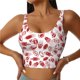 thumbnail image 1 of Balery Red Football Sujetadores deportivos con espalda cruzada para mujer, acolchados, sin costuras, de alto impacto, ideales para yoga, gimnasio, entrenamiento y fitness.-X-Large, 1 of 8