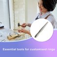 thumbnail image 3 of Metal Jewelry Measure Tools Aluminum Precision Portable Measuring Mandrel Enlarger Gauge Ring Sizer Measuring Sizing Measurement UK Standard Size Tool, 3 of 7