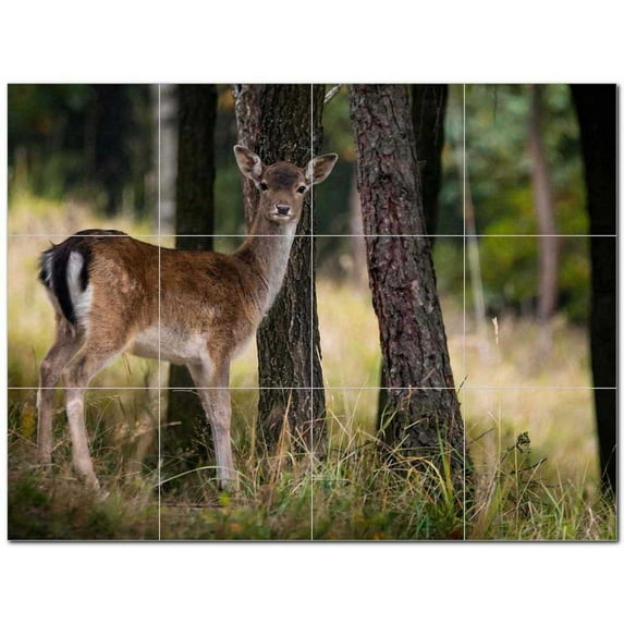 Deer Ceramic Tile Mural Kitchen Backsplash Bathroom Shower 402769-S43
