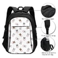 thumbnail image 3 of Salouo Bbaseball Dog Pattern Extra Large Travel Laptop,Backpack with USB Charging Port College Backpack Business Work Bag Casual Daypack Fits for Men & Women, 3 of 7