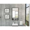 thumbnail image 2 of FM FURNITURE Modesto Engineered Wood Medicine Cabinet with Mirror in Black, 2 of 7