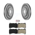 thumbnail image 1 of Transit Auto Front Coated Disc Brake Rotors and Semi-Metallic Pads Kit for Car 2005-2007 Volvo V70 R with 305mm Diameter Rotor KGA-100663, 1 of 11