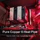 thumbnail image 5 of Ventilador Con Cubierta Computadora SNOWMAN PWM 4 Pines CPU Silenciosa Refrigeración Enfriador para PC, 5 of 9