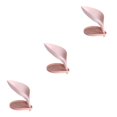 thumbnail image 3 of ziyahi Portable Soap Rack Leaf Shape Soap Cleaning Sponge Holder Drain Box Soap Drying Stand Rack with Suction Cups Soap Storage Box pink 3Set, 3 of 6