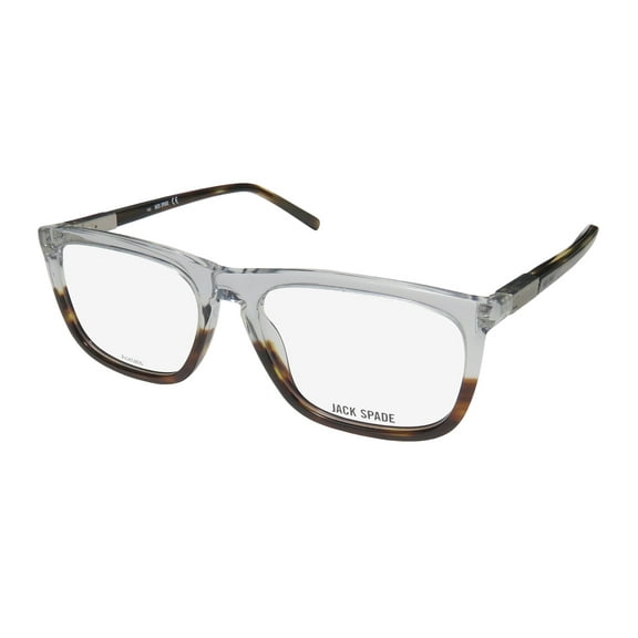 Jack Spade 0JJJ Men's Holmes Tortoise Clear Fade Frame Eyeglasses