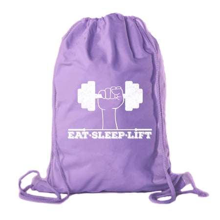 Cotton Motivational Gym Quote Bag Gym Backpack with Inspirational Gym Quotes