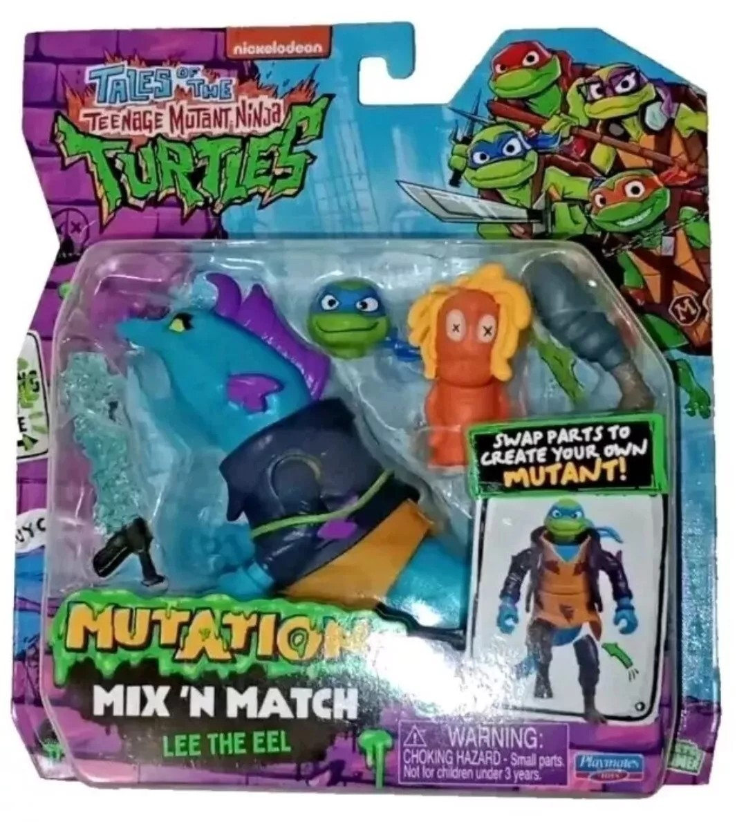 Tales of Time Ninja Turtles Mutations Mix N Match LEE THE