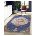 thumbnail image 6 of GLN Rugs Anatolium - Indoor, Machine Washable Area Rug 2'x3' Turkish Blue Home Carpet, 6 of 8