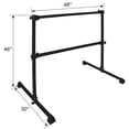 thumbnail image 2 of Barre de ballet negro de 4FT con rango ajustable de 6.7-46 pulgadas para la práctica de baile, 2 of 5