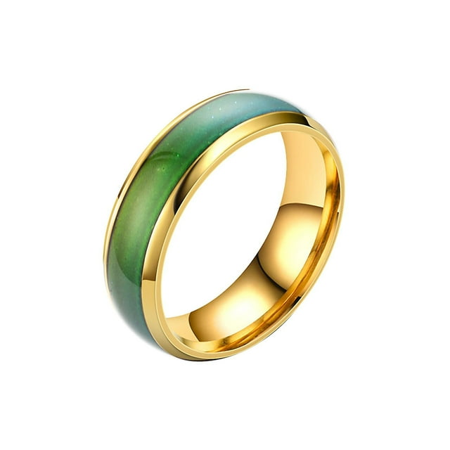Esmalte sensible a la temperatura de Ring HUOGUO que cambia de color