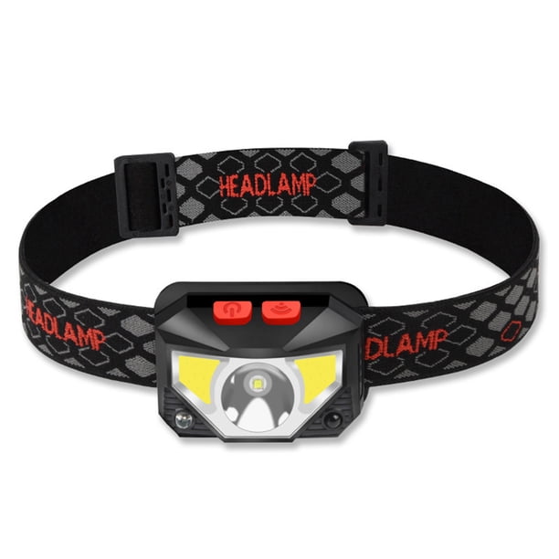 Linterna Frontal LED Portátil Bsvklp Mini Carga USB para Correr Ciclismo Pesca