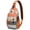 Hippie Boho Ch, variant on Butterflies Lovers Print Crossbody Sling Bag, Artistic Floral Lightweight Backpack for Women Hiking Outdoor Travel and Daily Commute