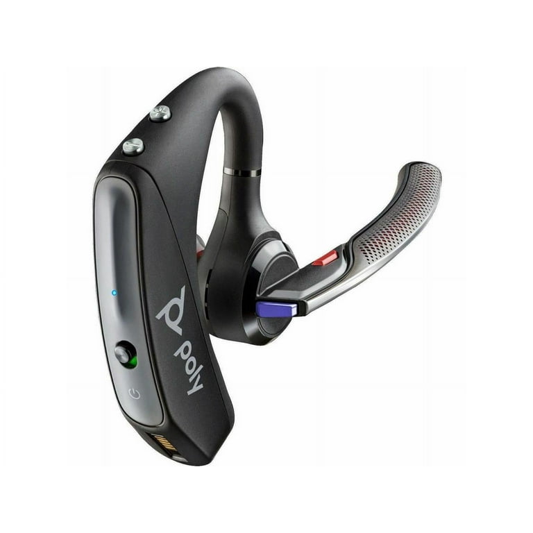 Poly Voyager 5200 USB A Office Headset TAA Siri Google Assistant Mono Wireless Bluetooth 250 ft 32 Ohm Over the ear Monaural In ear 7.10 ft Cable MEMS Technology Omni direct. Walmart