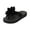 Black #130, variant on Flip Flops for Women Waterproof Orthopedic Wide Width Footwear Bathroom Casual Beach Shoes Slip on Shoes for Summer, 41