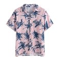 thumbnail image 2 of DPTALR T-Shirt Imprimé Tropical à Manches Courtes pour Homme Été Hawaii + Short, 2 of 9