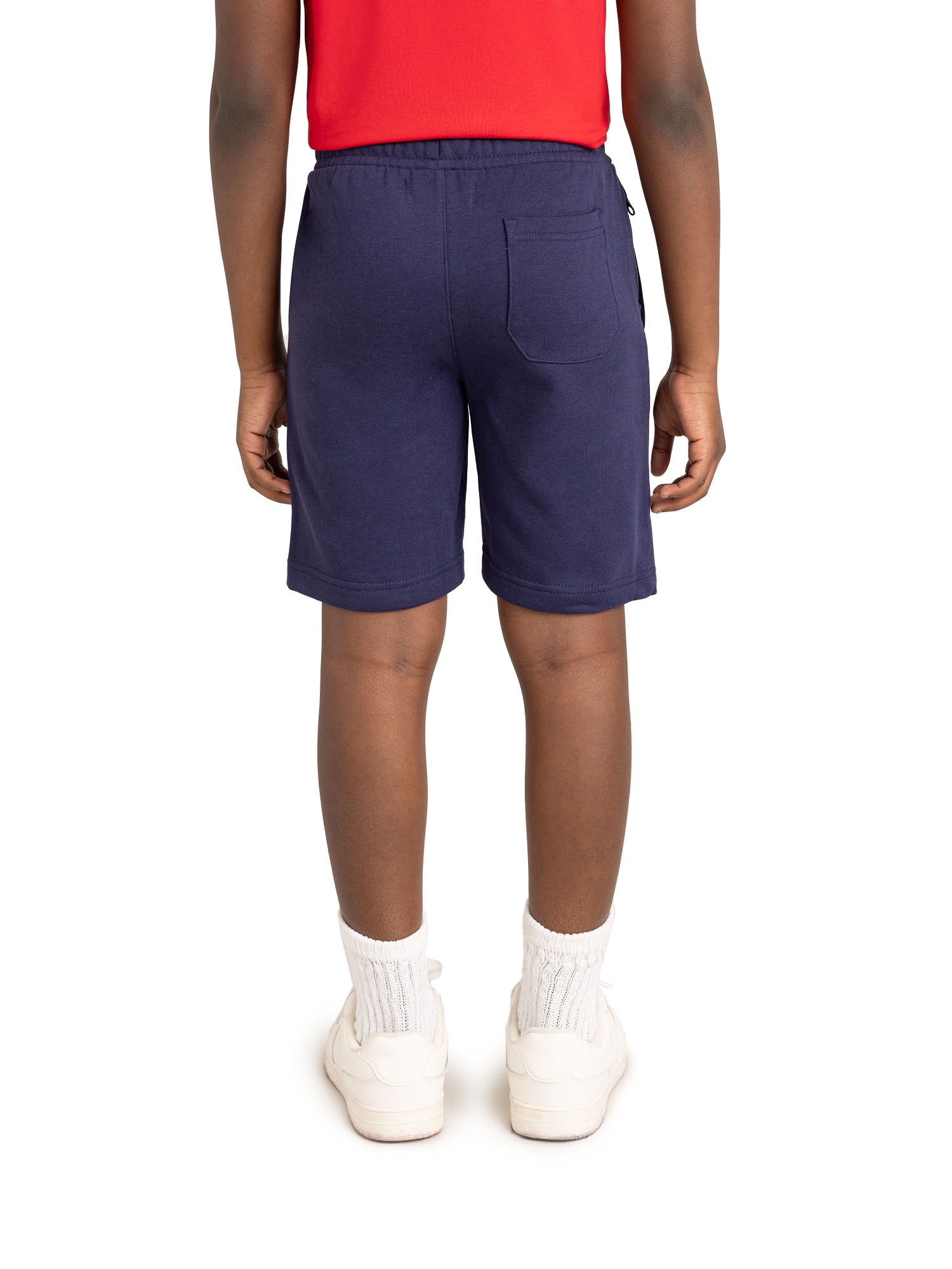 U.S. Polo Assn. Boys Fleece Short with Zipper Pockets, Sizes 4-18