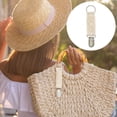 thumbnail image 3 of Boc Lace Macrame Hat Clip with Spring Elegant Beautiful Simple All Match Stylish Travel Cap Holder Trip Accessory, 3 of 10