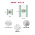 thumbnail image 7 of Eucalyptus Green Kitchen Dish Towels for Drying Dishes Set of 4, Stripes Bottle Flower Cactus Plant Waffle Weave Microfiber Hand Tea Bathroom Towels Quick Dry & Absorbent Towel 12x12, 7 of 7