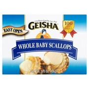 Geisha Whole Baby Scallops, 3.75 oz