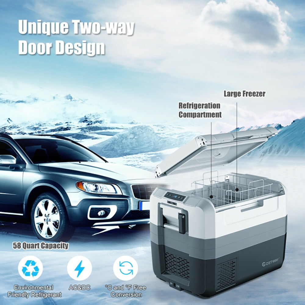 Aimee Lii 58 Quart Portable Electric Camping Car Cooler, Travel Cooler, Outdoor Picnic Camping Equipment Aimee Lii 58 Quart Portable Electric Camping Car Cooler, Travel Cooler, Outdoor Picnic Camping Equipment
