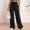 *Black, variant on ClodeEU High Waist Wide Leg Sweatpants for Women ,Casual Loose Stretch Soft Athletic Lounge Pants with Pockets Blue,Womens Plus M