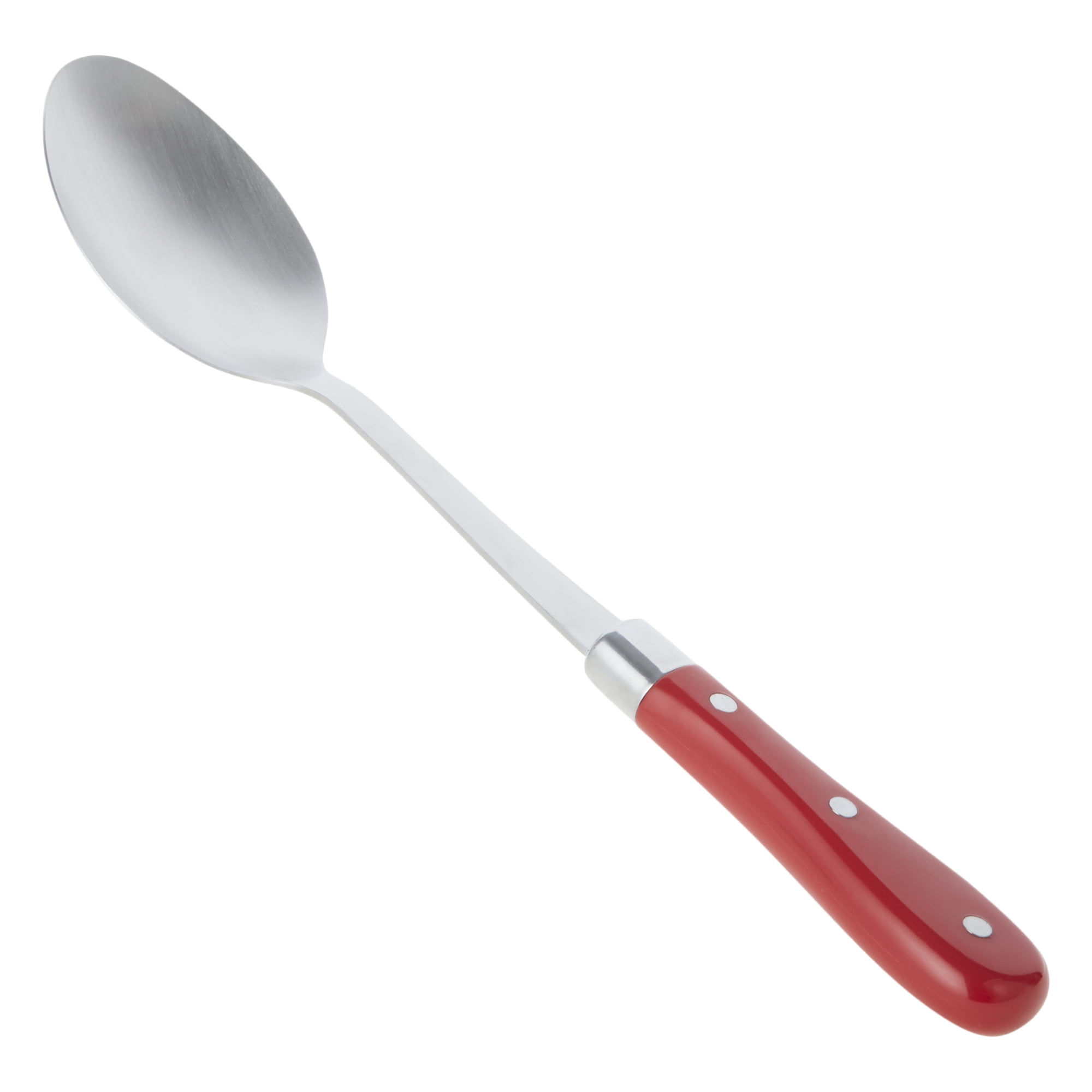 The Pioneer Woman Frontier Collection Stainless Steel Basting Spoon, Red
