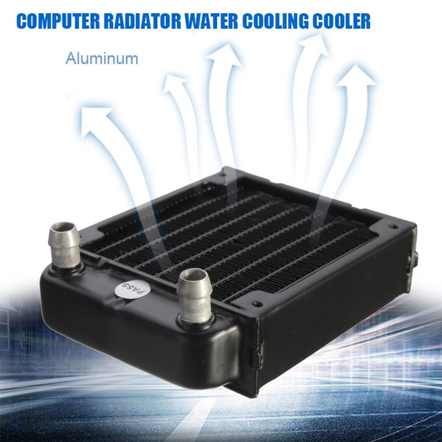 80mm Aluminum Computer Radiator Water Cooling Cooler for CPU Heatsink PC Fan