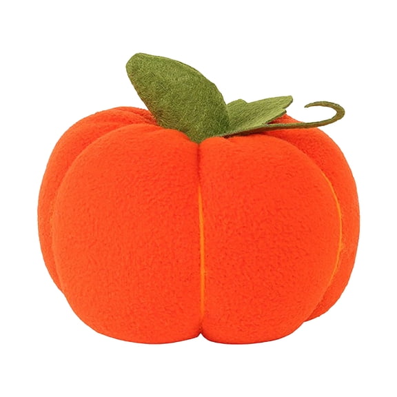 Halloween Pumpkin Decorations for Tabletop, Soft Stuffed Fabric Pumpkin Ornament for Fall, Thanksgiving Home Decor, Small Pumpkin Pillow Doll for Party, Fireplace Mantel Shelf Indoor Display