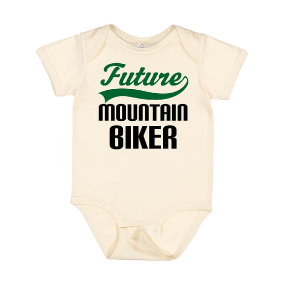 Inktastic Future Mountain Biker Boys Baby Bodysuit
