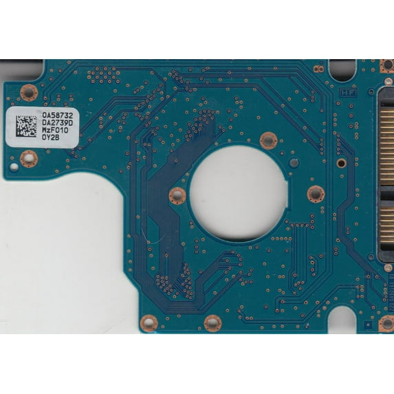 HTS545050B9A300, 0A58732 DA2739D, PN 0A70345, Hitachi 500GB SATA 2.5 PCB