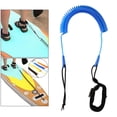 thumbnail image 4 of Tabla de surf Surfing Tobillo Correa Cuerda enrollada elástica StandUP Azul shamjiam Correa de tobillo de surf, 4 of 9